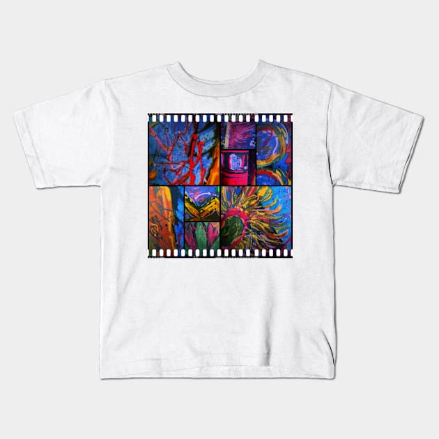 A FEAST of PRIMARY COLOURS Kids T-Shirt by mister-john